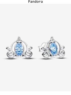 Pandora Disney Cinderella's Carriage Stud Earrings